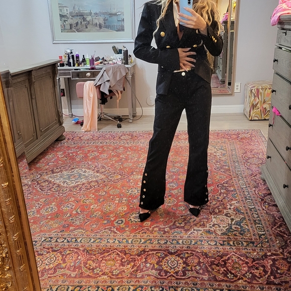 Sandro snappy jeans size 38 4-6 - Picture 9 of 10